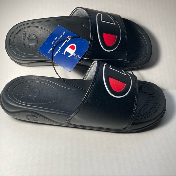 Champion Slide On Sandals Size 4Y - Picture 4 of 8